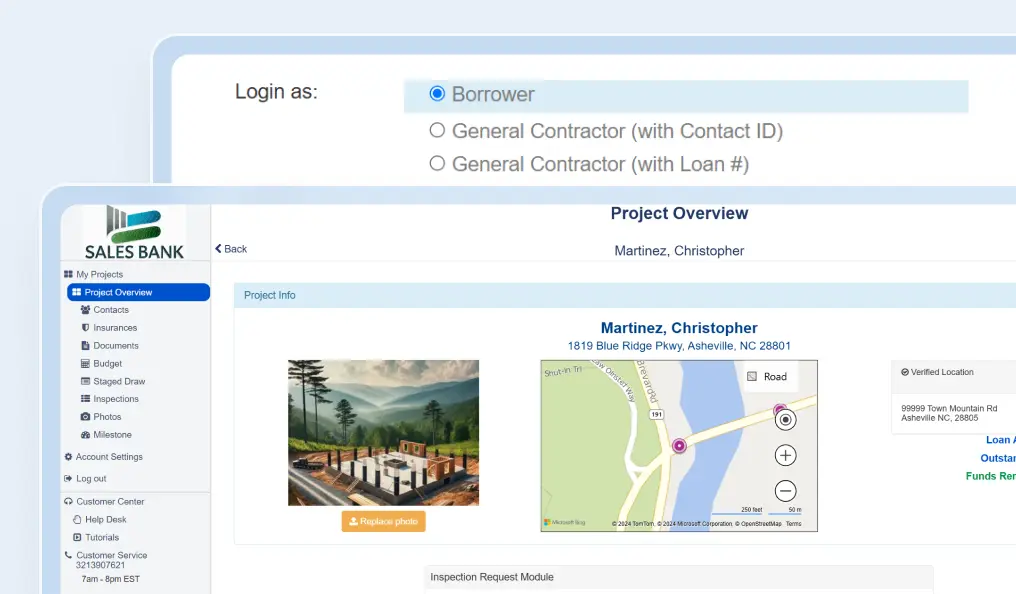 Flexible construction lending platform handling multiple project types and growing loan portfolios